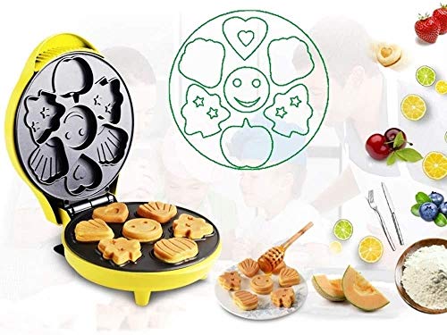 SMSOM Miniwaffel-Maker-zur Herstellung Belgische Waffel, Gourmet Sandwiches, Donuts und mehr Snacks 640W – Bild 3