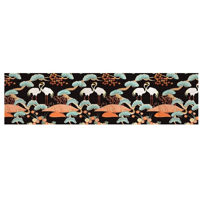 Noren Japonais Konsilsa Rideau de Porte 120x30 cm pour Couloir
