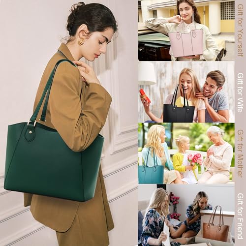 Image of CHICAROUSAL Tote Handbags Purses for Women PU Leather Womens Shoulder Bag | Large Tote Bag for Women, Shoulder Purse, Vegan Leather Purses for Women, Women's Handbags