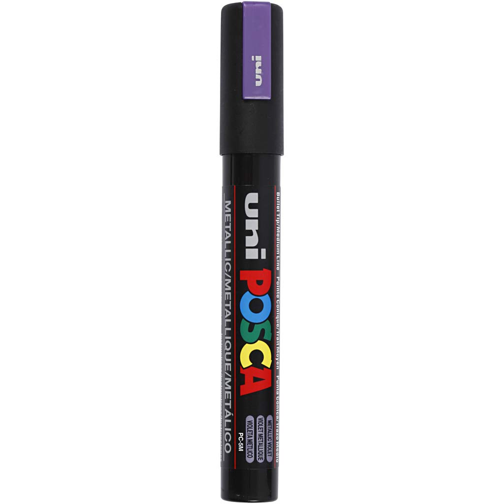 Uni-Ball Posca Medium Bullet Tip Marker - Metallic Violet