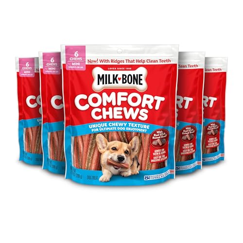 Image of Milk-Bone Comfort Chews With Real Beef, 30 Mini Dog Chews