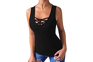 Women's Lace-Up Tank Top: A Stylish and Versatile Summer Essential