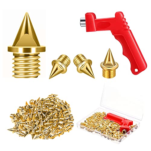 90PCS 1/4 Inch Track Spikes, VEGERAW Professional Stainless Steel Track