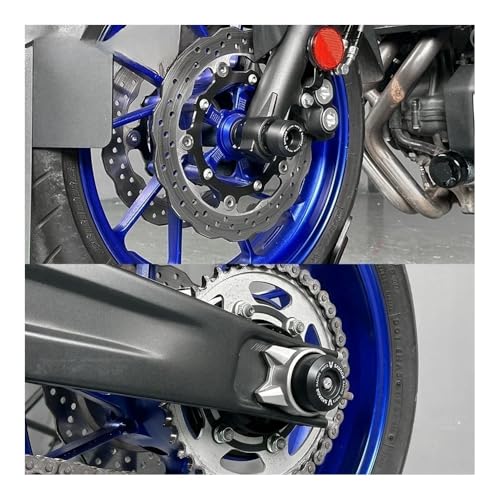 Curseurs de roue avant arrière MT-07 protection axe fourche - 3