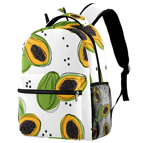 Sac à dos de voyage cactus vert avec porte-bouteille ergonomique