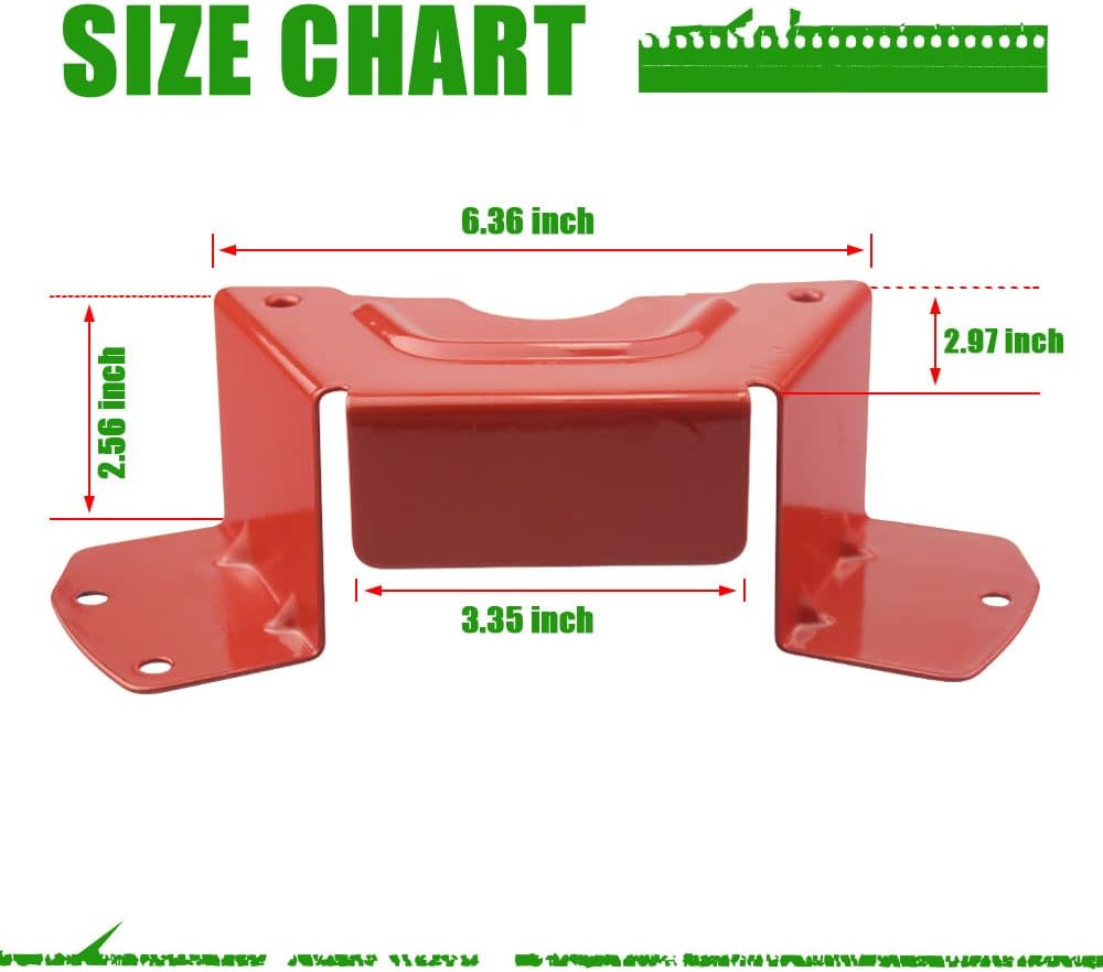 783-08510A-0638 Deck Belt Cover (1 pcs)- Replaces 783-08510 Compatible with Troy-Bilt 13WM77KS011, 13WM77KS211, 13AM77KS011, 13AM77KS066 (TB42), 13WM77KS011 Lawn Mower - Red