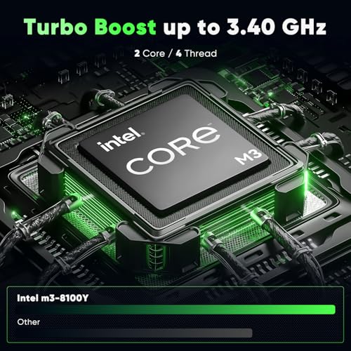 Image of 18.5 inch FHD Laptop Computer, 16GB RAM 1TB SSD, Dual-Core m3-8100Y up to 3.4GHz, HDMI,RJ45,Large Screen Win11 Laptop for Student, Home Business, Multitasking & Entertainment