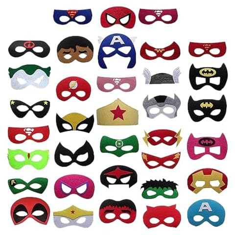 Direct Spech Ltd Superhero Masks Party Pack Cover