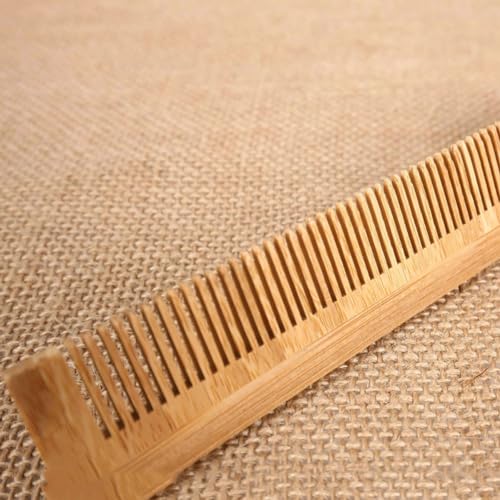 10 Peines de Madera Natural para Cabello Fino miniatura 5