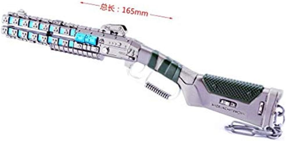 Games 1/6 Metal Peacekeeper Shotgun Keychain Metal Model Action Figure Party Gifts