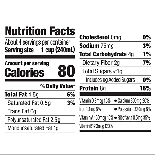 Image of Silk Organic Unsweetened Soy Milk • Dairy Alternative • Plant Based Beverage, 32 fl oz / 946 ml