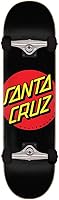 Santa Cruz Classic Dot Full Complete Skateboard 8.00" x 31.25" - Wider Deck, Easy Turning for Beginners & Pros