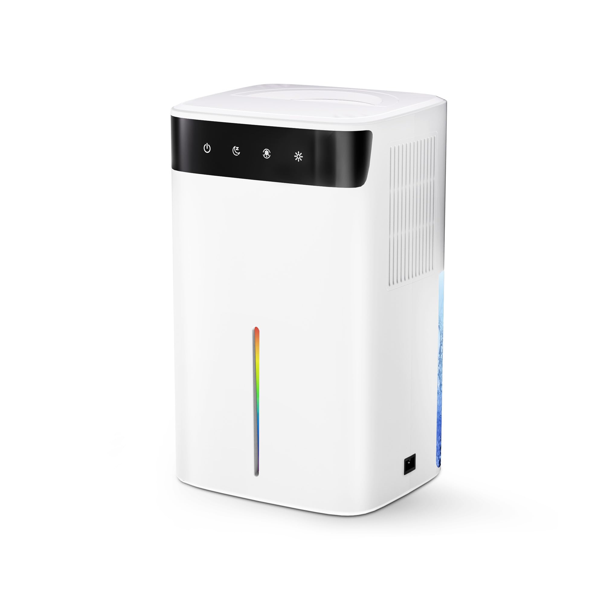 Déshumidificateur d'Air Électrique 2600ML, avec LED Changeante et Dégivrage - Mode Nuit Silencieux 40dB pour Chambre, Cuisine, Cave, Anti-Moisissure