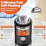 FUNYKICH Portable Coffee Maker with Outdoor Carrying Bag, Travel Car Portable Espresso Maker for Camping, Self-Heating with USB-C, Ground Coffee & Compatible for NS Capsule, for RV, Hiking, Office - Image 2