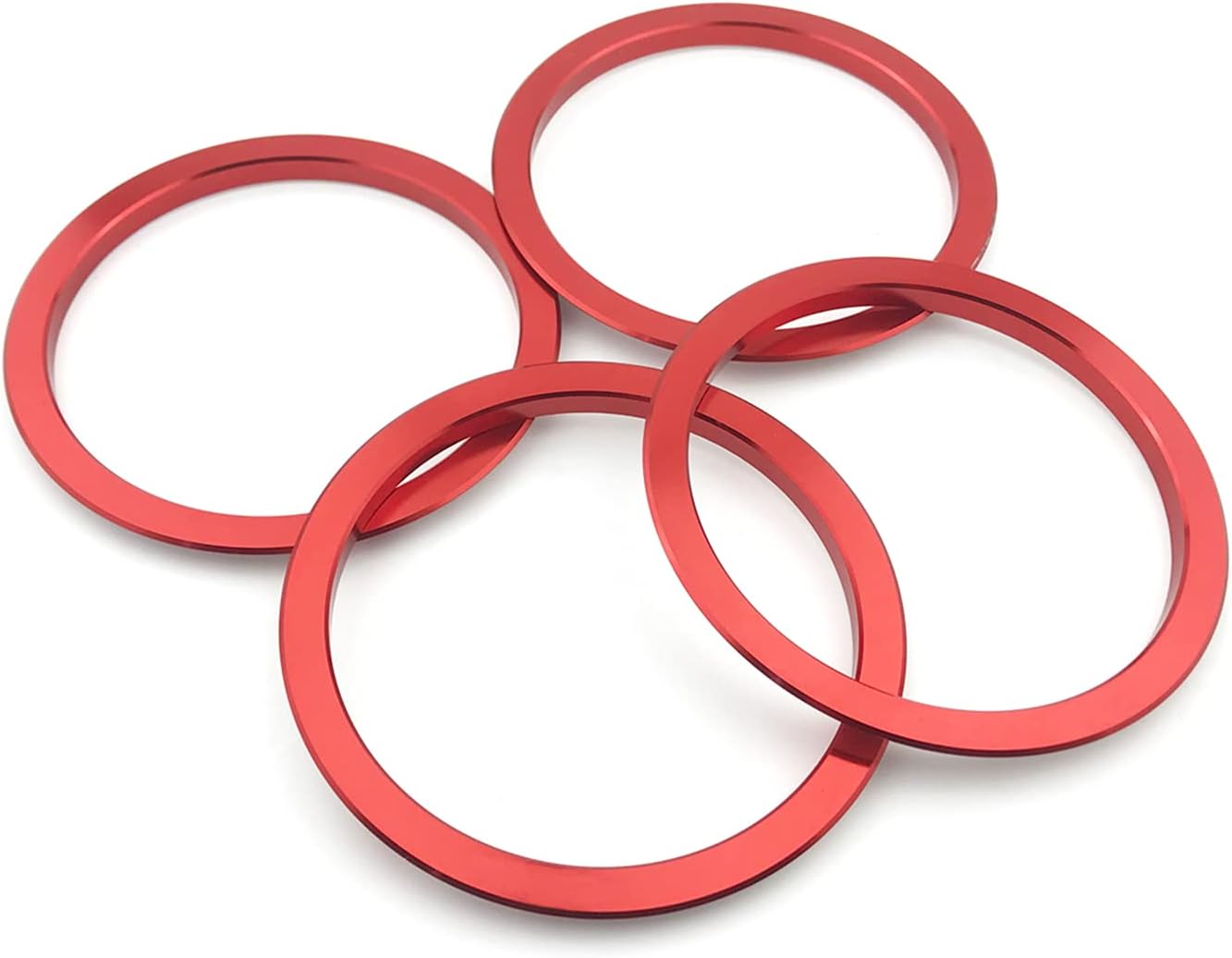 Lanyun Compatible with Tundra A/C Vent Ring Decoration Covers fit 2014 2015 2016 2017 2018 2019 2020 2021 Tundra a/c Outlet Vent Accessories red