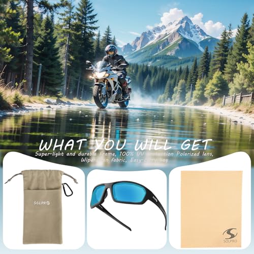 Lunettes de soleil de sport contre les reflets SOL PRO mousse pêche - 6