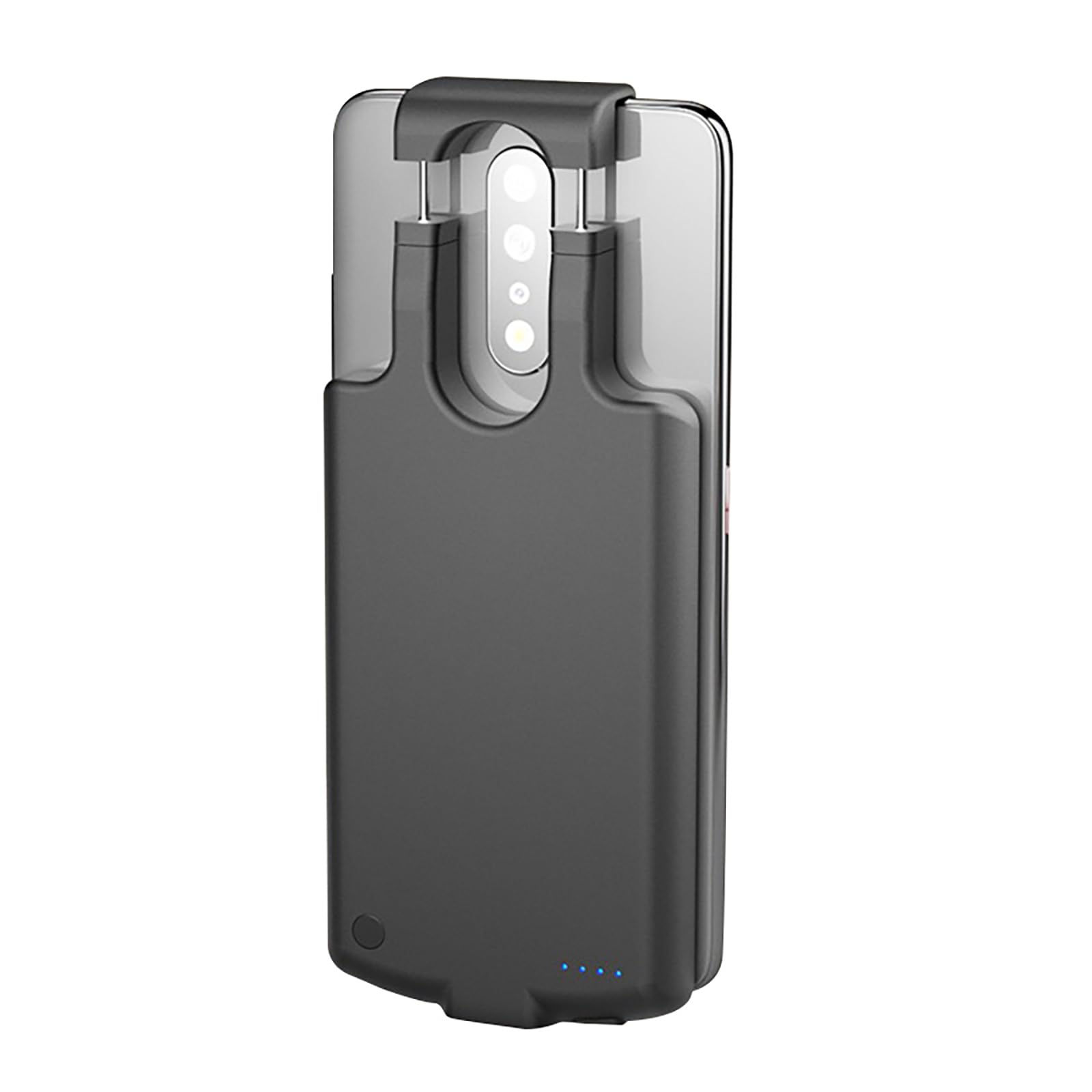 Ellenne Funda Universal de Batería Inteligente, 4220mAh Conector USB-C, Funda de Batería Recargable Power Bank, Compatible con XIAOMI, SAMSUNG, OPPO, HUAWEI hasta 6.8 Pulgadas