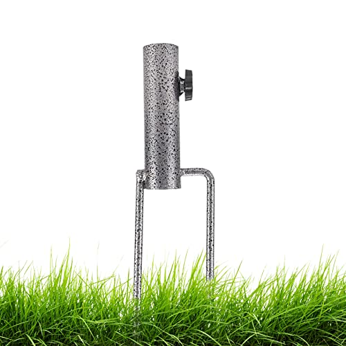 Espigas de Gramado - Suporte de guarda-chuva de metal resistente,Suporte de guarda-chuva de pátio de