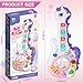 Kids Guitar, Kids Musical Instruments Toy for Child Toddler Boys Girls, Unicorn Guitar Toy with Animal Sounds & Music & Lights for 3 4 5 Year Old Girls Boys Birthday