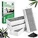 Produktbild Inwee 4 Stück Aktivkohlefilter für Dunstabzugshaube Siemens HZ9VRCR0 17004796/ Bosch HEZ9VRCR0 / Neff Z821VR0 17004806 / Gaggenau CA282111/ Constructa CZ9VRCR0, Umluftersatzfilter Zubehör,195x75x35mm