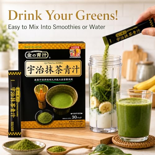 Té verde matcha en polvo 30 sobres individuales miniatura 5