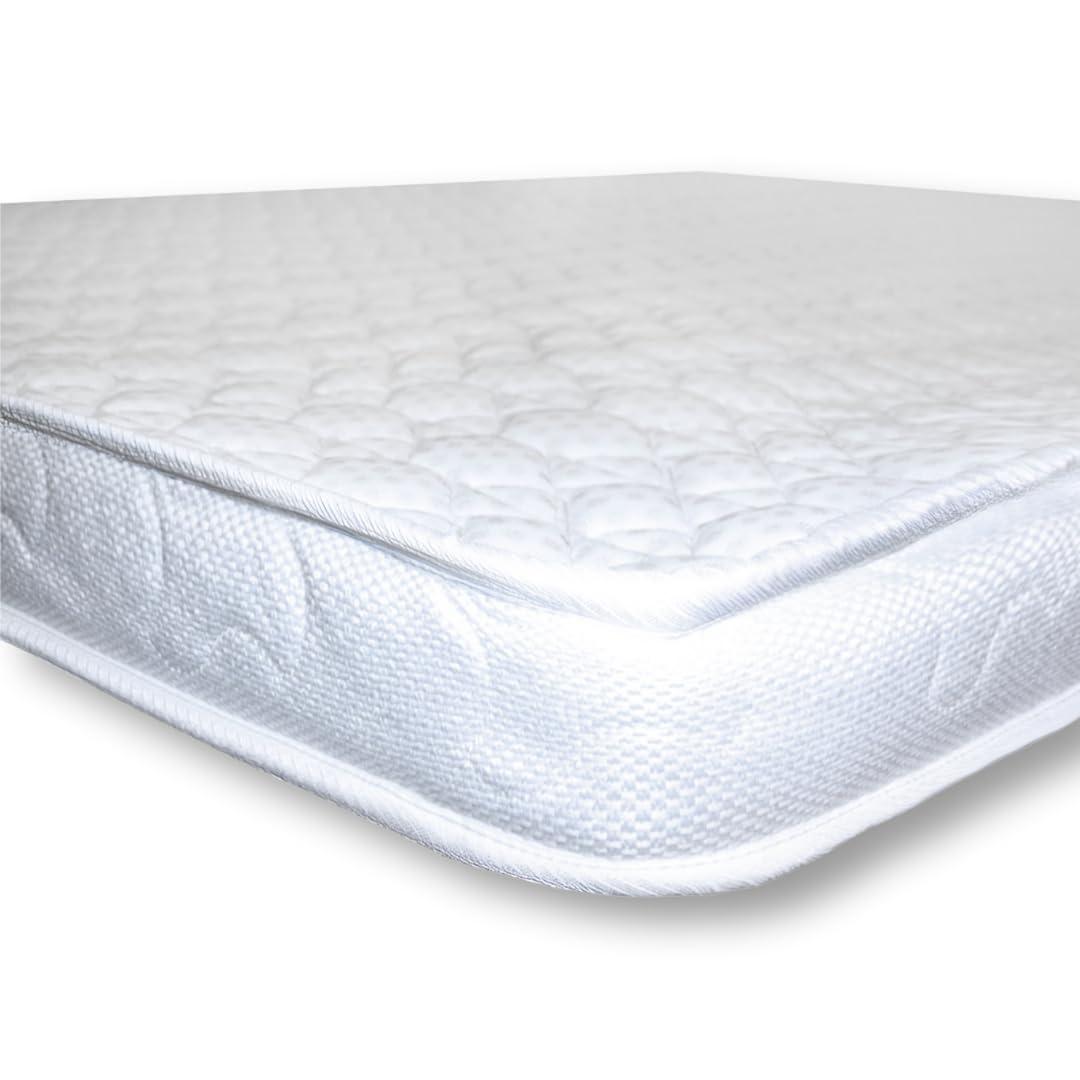 Resti Sleep Luxe Memory Foam Mattress Topper – Quilted Orthopaedic Support, UK Made – Pressure Relief, Breathable Comfort Layer for All Mattresses (Double)