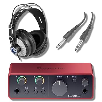 その他 Focusrite Scarlett solo studio pack G3 Focusrite Scarlett Solo Studio Audio Interface Pack