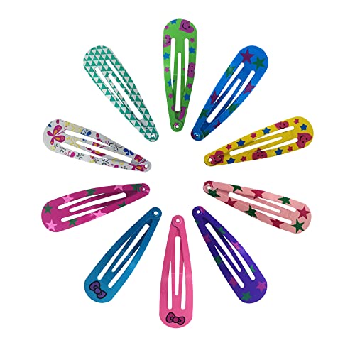10 Pinzas para cabello metalicas 5cm miniatura 1