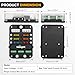 Nilight 6 Way Fuse Relay Block with Acc Control Negative Bus 12V Blade Holder ATC/ATO Box Label Stickers Waterproof Cover Panel for Automotive Cars Motorcycle RVs Vans