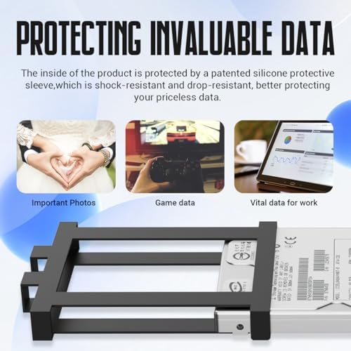 YOTUO 1TB External Hard Drive, Portable Storage Expansion HDD, USB 3.0 & USB-C for PC, Mac, Desktop, Laptop, Smartphone, PS4, Xbox One, Xbox 360, Office & Game - 4
