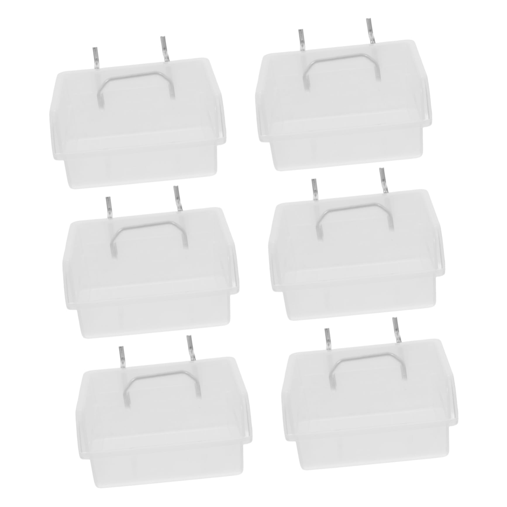 LIFKICH 6pc Aluminum Siding Corner Pegboard Bins Kit Storage Organizers for Tools Garage Workshop Easy Install Space Saving Design