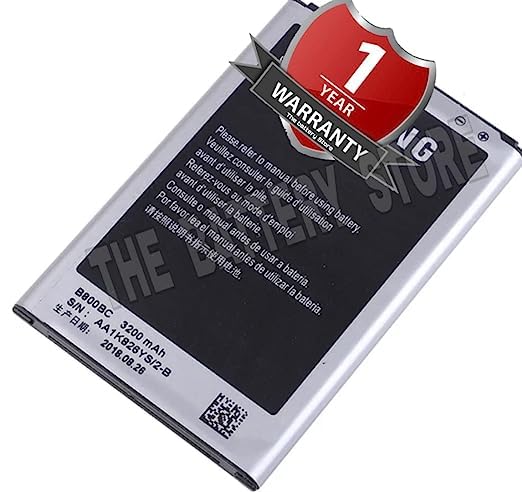 Image of THE BATTERY STORE Original B800BE Battery for Samsung Galaxy Note 3 N9000 N900 N900A N900T Battery with 1 Year Warranty**** (PPP13)