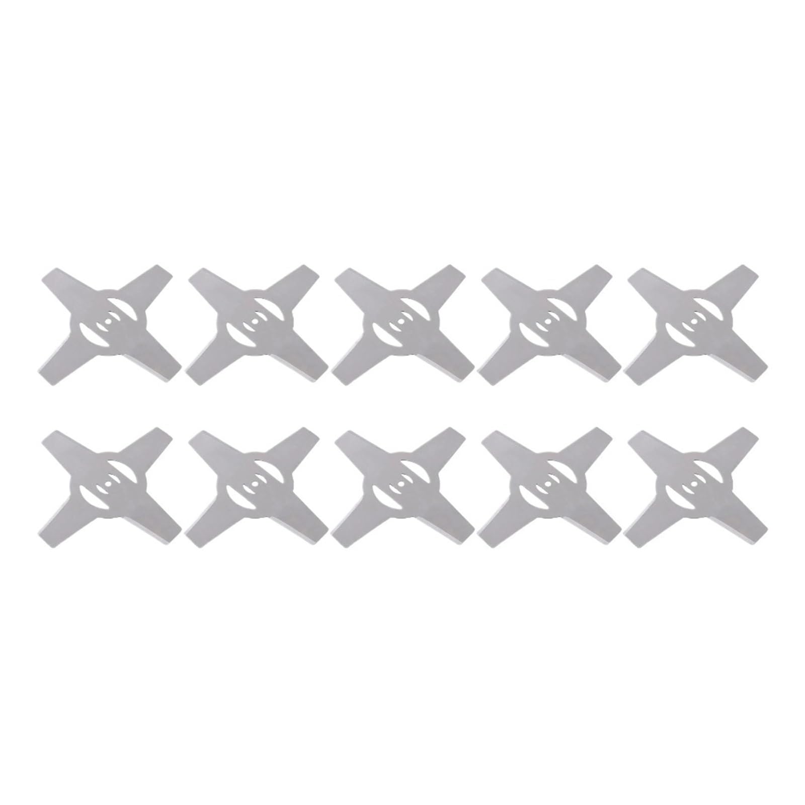 Cuchilla De Cortacésped, Cortacésped Eléctrico Piezas De Cortacésped Herramientas De Jardinería | Desbrozadora cortadora de hilo de metal universal de 150 mm 3/4T(10pcs)
