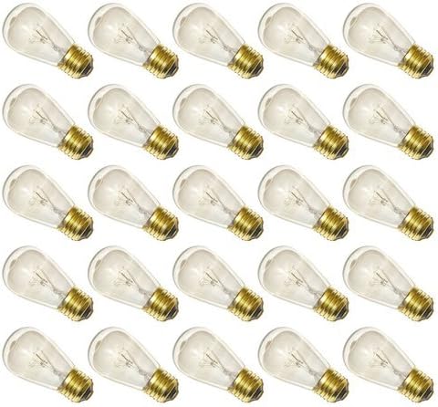 Bulbrite 701111-11S14C - 11 Watt S14 Clear Sign Bulb - 25 Pack