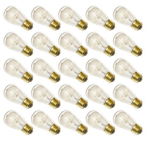 Bulbrite 701111-11S14C - 11 Watt S14 Clear Sign Bulb - 25 Pack