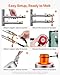 VEVOR 16KG Propane Melting Furnace Kit, Gas Metal Smelting Kit, Dual Burner Foundry Home Kiln with Crucibles and Tongs, Forge Casting Tool for Gold Silver Copper Aluminum Metal Recycle