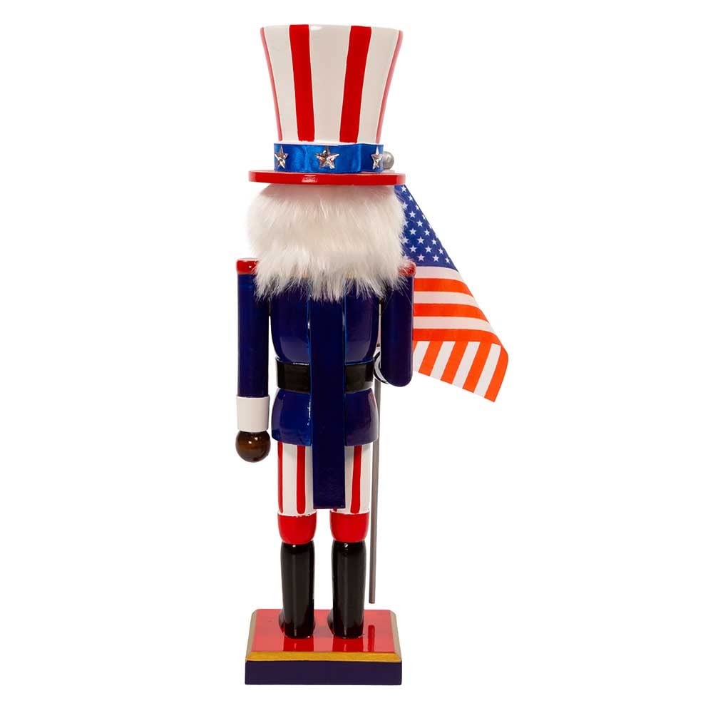 Kurt Adler - Schiaccianoci patriottico afroamericano, 38 cm
