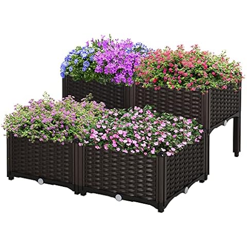 Outsunny Jardinière Potager 2 étages Cover