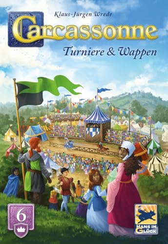 Carcassonne Tournaments and Coat of Arms juego de mesa miniatura 2