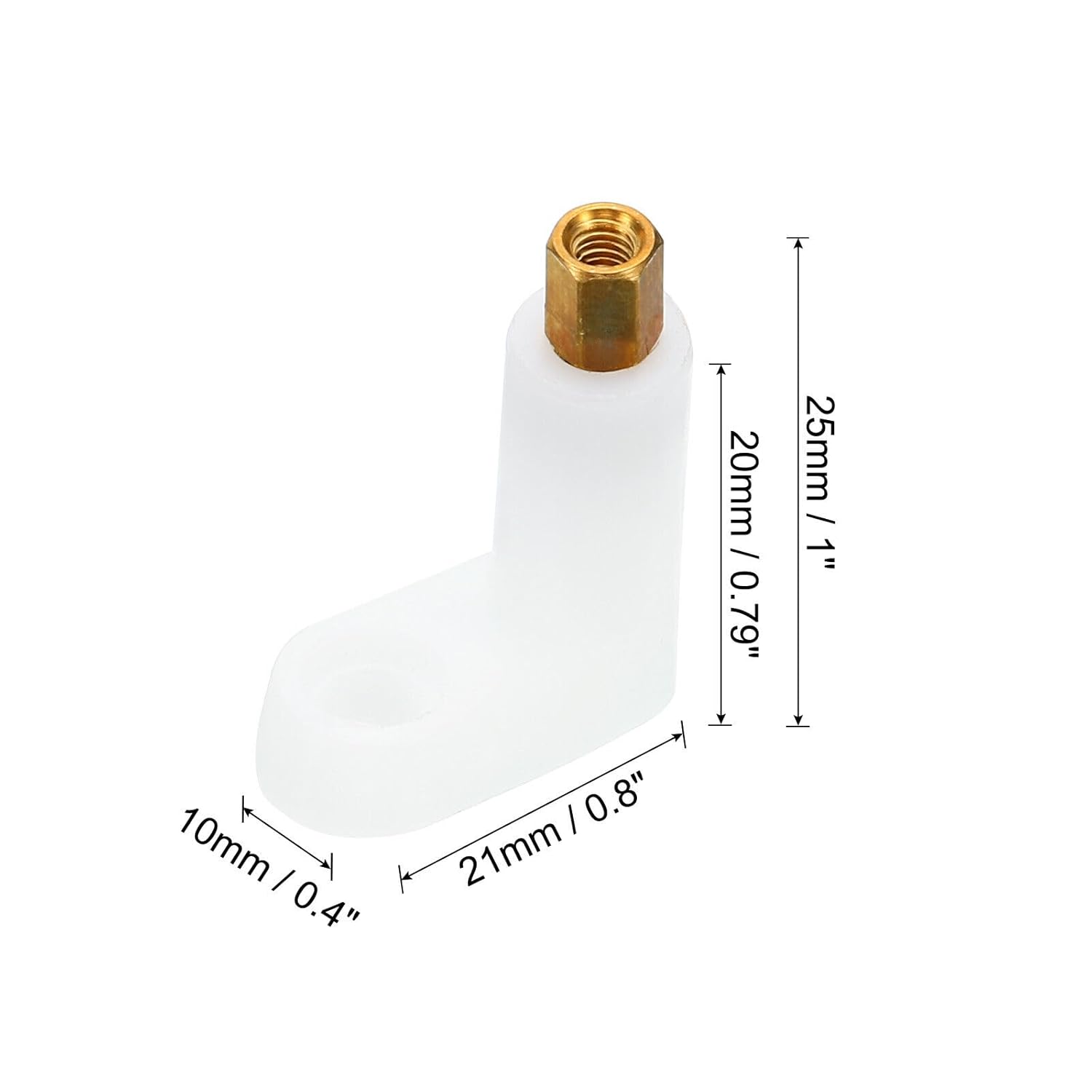 25mm L Type PCB Spacer Kit, 24Pack PCB Board Insulated Standoffs HOAICH498