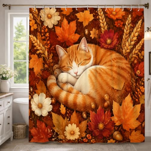 Rideau de douche extra long en toile de qualité hôtelière 183 x 243 cm avec œillets solides