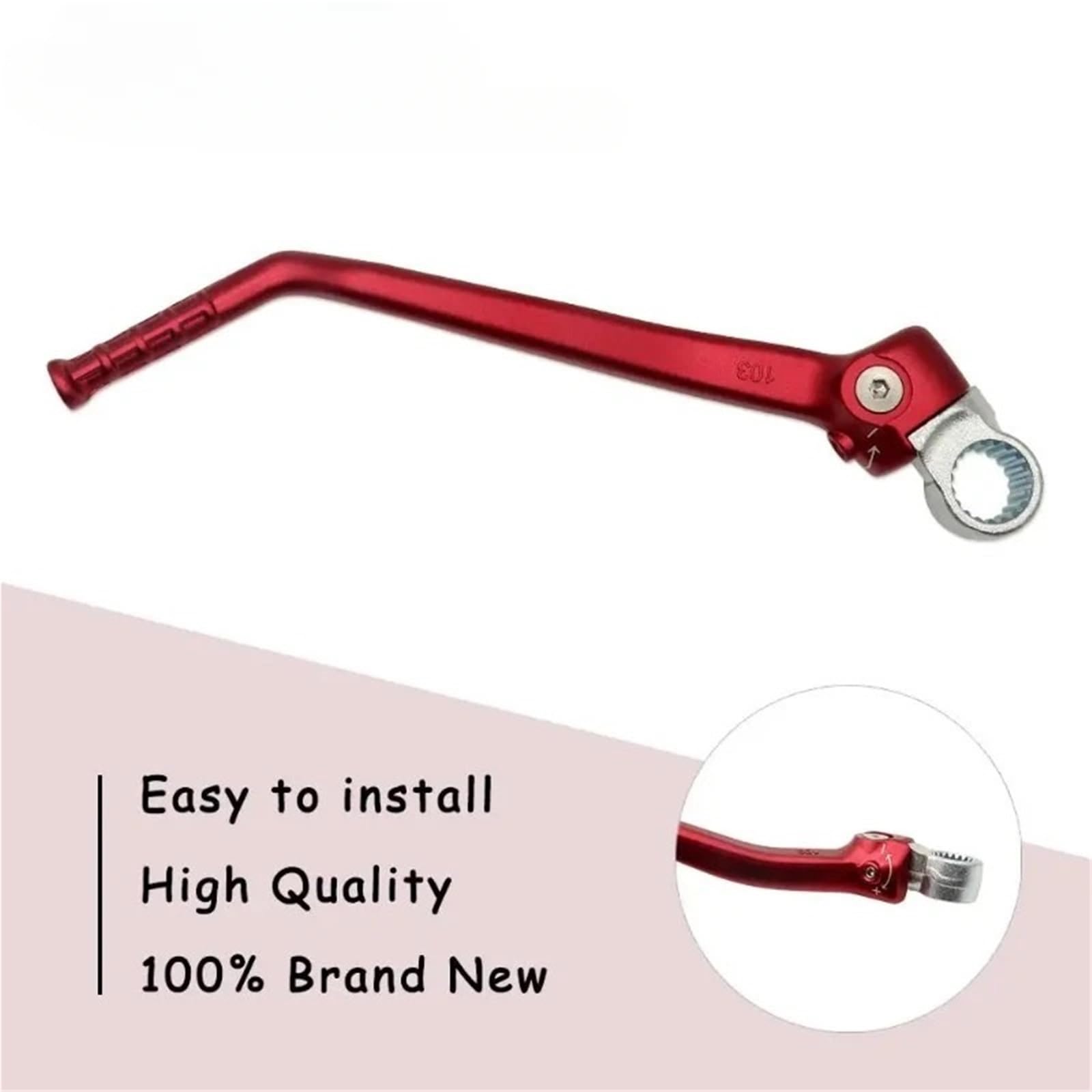 Kickstarter e componenti per moto Leva di avviamento a pedale forgiata per moto, adatta per Honda CRF 150R CRF150R 2007-2020, da cross, fuoristrada