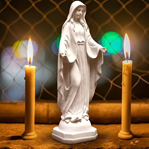 Qianling WL0706 12-Inch Virgin Mary Statue Outdoor, Yard Decor Blessed Mary Outdoor Statue, Religious Outdoor Decor Sun Protection Mary Garden Statue thumb #6