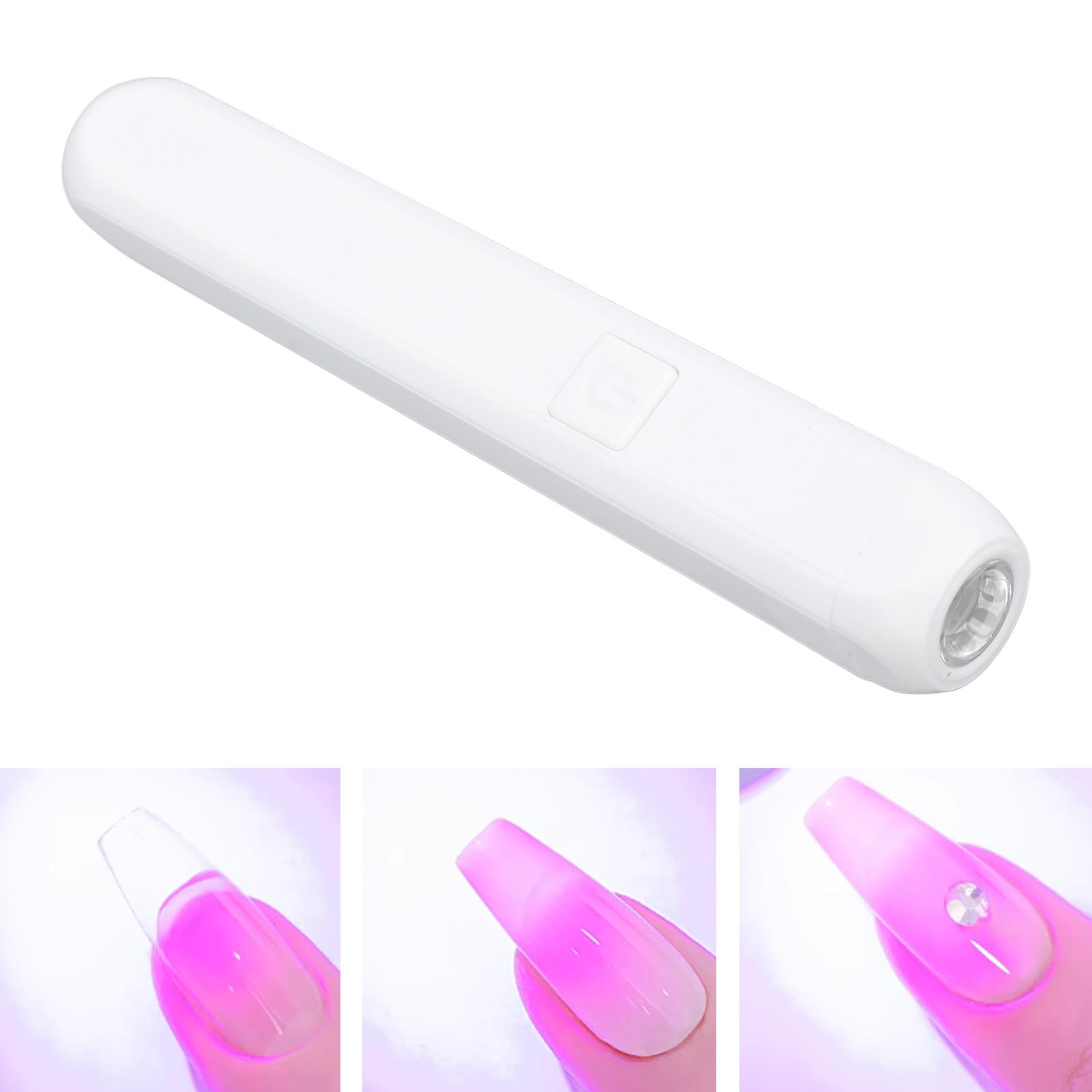 Curing Nail Light Lamp Fast Curing Rechargeable Handheld Mini Lamp 3W for Gel Nails
