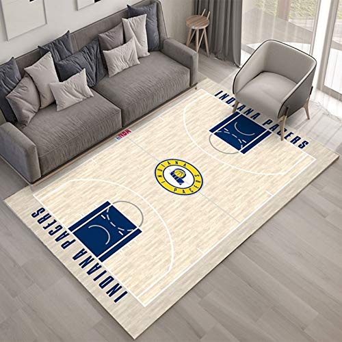 Basketball bedruckter Teppich,Unverzichtbarer Teppich für NBA-Basketball-Enthusiasten,Trendige...