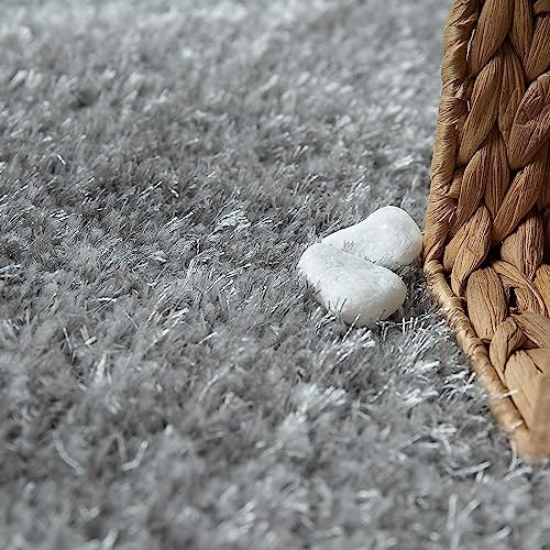 Image of Carpet for Living Room Bedroom Super Soft Anti Skid Hand Made Carpet Size 10X10 Feet Round