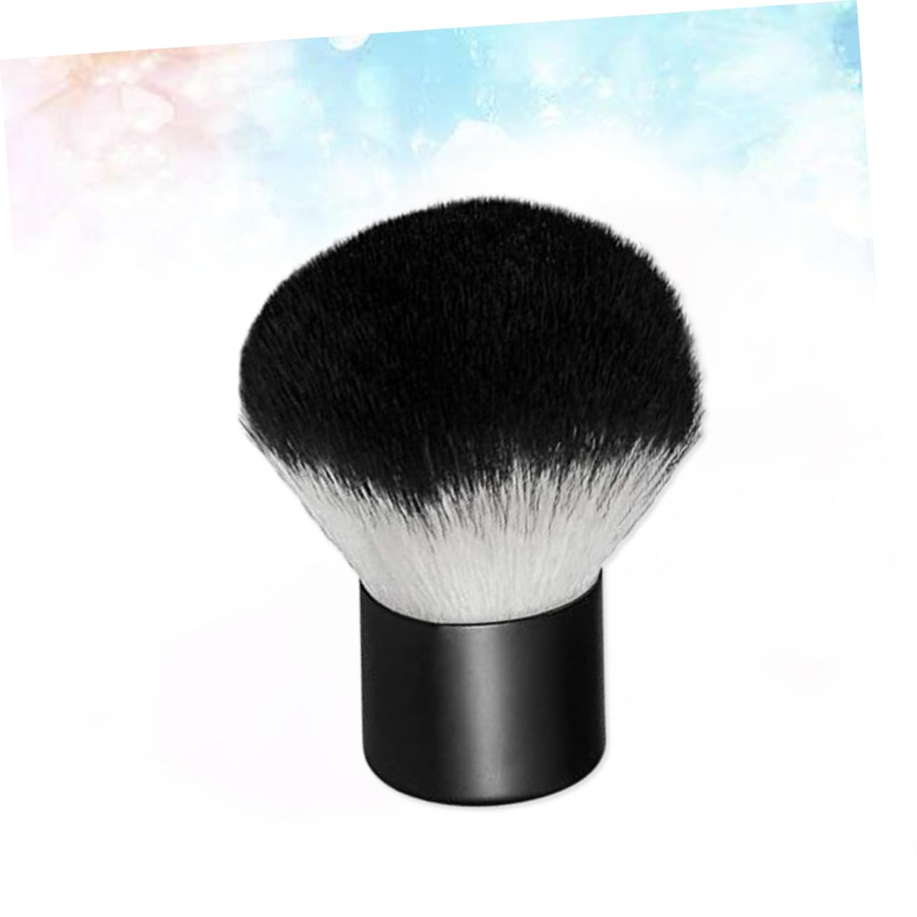 Ipetboom Mini Multifunctional Face Brush for Makeup Application Soft Foundation and Blush Brush Portable Design for Liquid and Cream Cosmetics Black