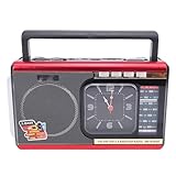 PRATIQUE À : La conception légère, compacte et portable de la radio la rend facile à , afin que vous puissiez profiter de vos livres audio, podcasts, stations de radio FM préférés, etc., que vous soyez dans le jardin, la salle de bain ou le parc, offrant d'excellentes performances en déplacement.