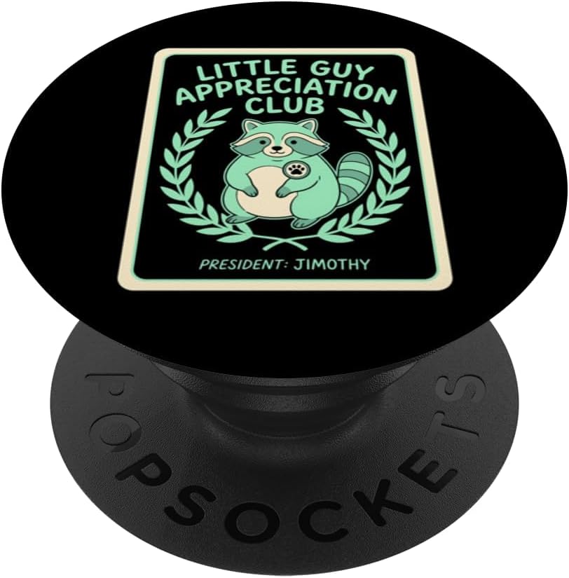 Jimothy Raccoon Seattle Meme Viral PopSockets Adhesive PopGrip