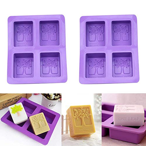 Stampo In Silicone Per Sapone Con Scatola In Legno - Stampo Fai-da-te Per Saponi Naturali, Dimensioni 35x11.5x8 Cm